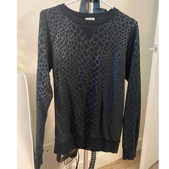 Saint Laurent  unisex CREWNECK SWEATSHIRT - Picture 2 of 6